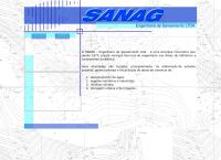 Site do Sanag Engenharia De Saneamento Ltda - Lourdes