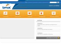 Site do Senac Concórdia