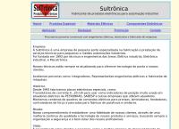 Site do Sultrônica Produtos Eletronicos