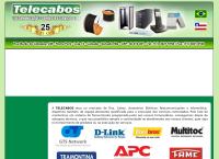 Site do Telecabos Telecomunicações Comércio E Serviços - Calçada