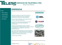 Site do Telenic Serviços De Telefonia - Gradim