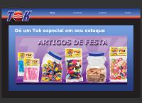Site do Tok Mercantil de Alimentos Ltda