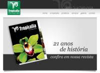 Site do Tropicália Paisagismo