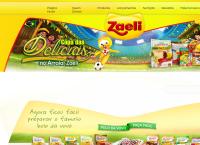 Site do Alimentos Zaeli Ltda