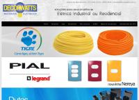 Site do Decorwatts Elétrica E Iluminação - Tatuapé