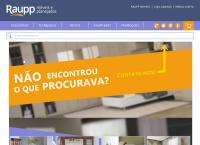 Site do Móveis Raupp
