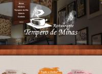 Site do Restaurante Tempero de Minas