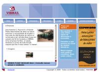 Site do Vibrás Comercial Importadora de Vidros Ltda