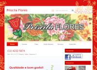 Site do Floricultura Priscila Flores