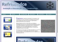 Site do Refriservice Refrigeração