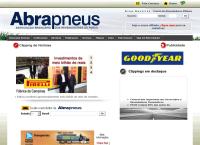 Site do Associação Brasileira Revendedores Pneus Abrap