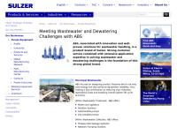 Site do Abs Industria de Bombas Centrifugas Ltda