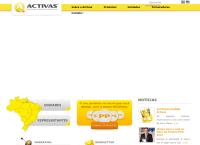 Site do Activas Plásticos Indústria Ltda