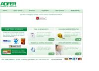 Site do Adfer Materiais de Construção Ltda