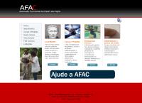Site do Afac - Associação Fluminense de Amparo Aos Cegos