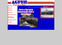 Site do Agfer Ferro e Aço Ltda