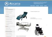 Site do Alocama Locação de Móveis
