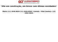 Site do Alphatronics Radiocomunicação Ltda