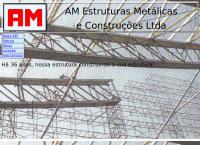 Site do Am Estruturas Metálicas e Construções Ltda