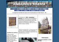 Site do Andaimes Rhema Comercio e Locacao de Equipamentos Ltda