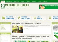 Site do Aprocamp Associação Dos Produtores e Comerciantes Do Mercado de Flores de Campinas