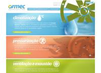 Site do Armec Engenharia e Comercio Ltda