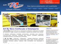 Site do Art By Neco Comércio de Roupas Ltda