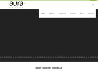 Site do Aura Comunicação e Design