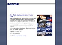 Site do Avi Mach Equipamentos Peças Ltda