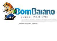 Site do Bom Baiano Distribuidora de Doces Ltda