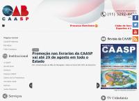 Site do Caixa de Assistência dos Advogados de São Paulo