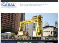 Site do Cabal Engenharia e Equipamentos Industriais