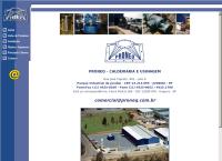 Site do Proneq Caldeiraria e Usinagem Ltda