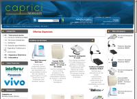 Site do Caprici Brasil Telecomunicações Ltda
