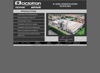 Site do Ciclotron Ind Eletrônica Ltda