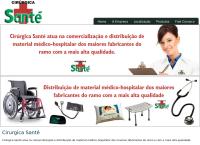 Site do Cirúrgica Santé Ltda