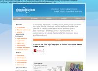 Site do Cleaning Solutions Comercio e Servicos Ltda Me