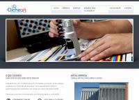 Site do Clicheart Serviços Clichês Ltd