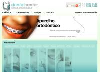 Site do Dental Center Clínica Odontológica