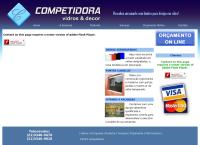 Site do Vidracaria a Competidora Ltda