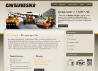 Site do Conservasolo Engenharia de Projetos e Consultoria Técnica Ltda