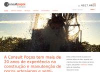 Site do Consult Poços Artesianos Ltda
