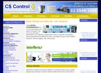 Site do CS Control Teleinformática Ltda