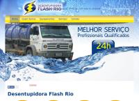 Site do Flash Rio Desentupidora e Serviços Ltda