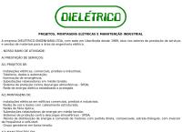 Site do Dielétrico Engenharia Ltda