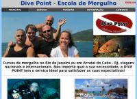 Site do Dive Point Atividades Subaquáticas Ltda