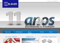 Site do El Elion Estrutural Industria e Comercio Ltda