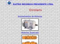 Site do Eletro Mecânica Presidente