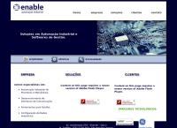 Site do Enable Automação Industrial Ltda