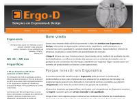 Site do Ergo d Soluções Em Ergonomia e Design Ltda